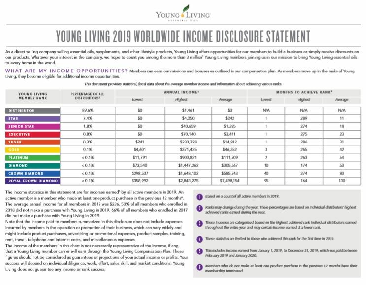 Income Disclosure Statement